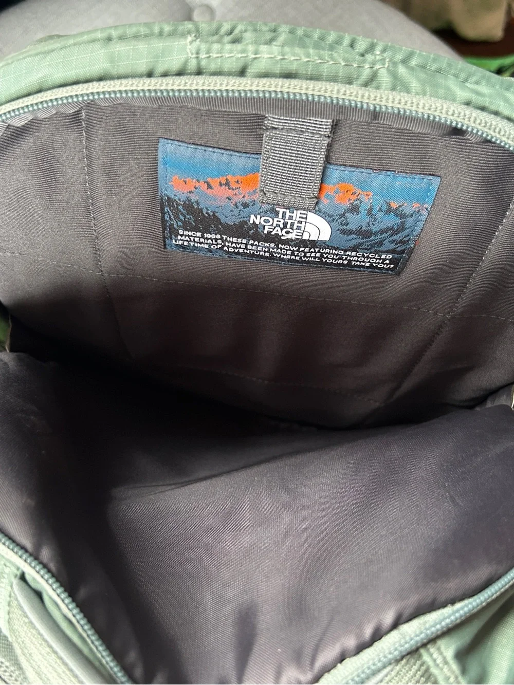 The North Face Borealis FlexVent Backpack Sage Green Hiking Laptop Bag